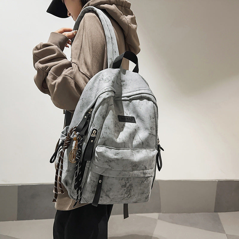Urban Tie-Dye Canvas Backpack