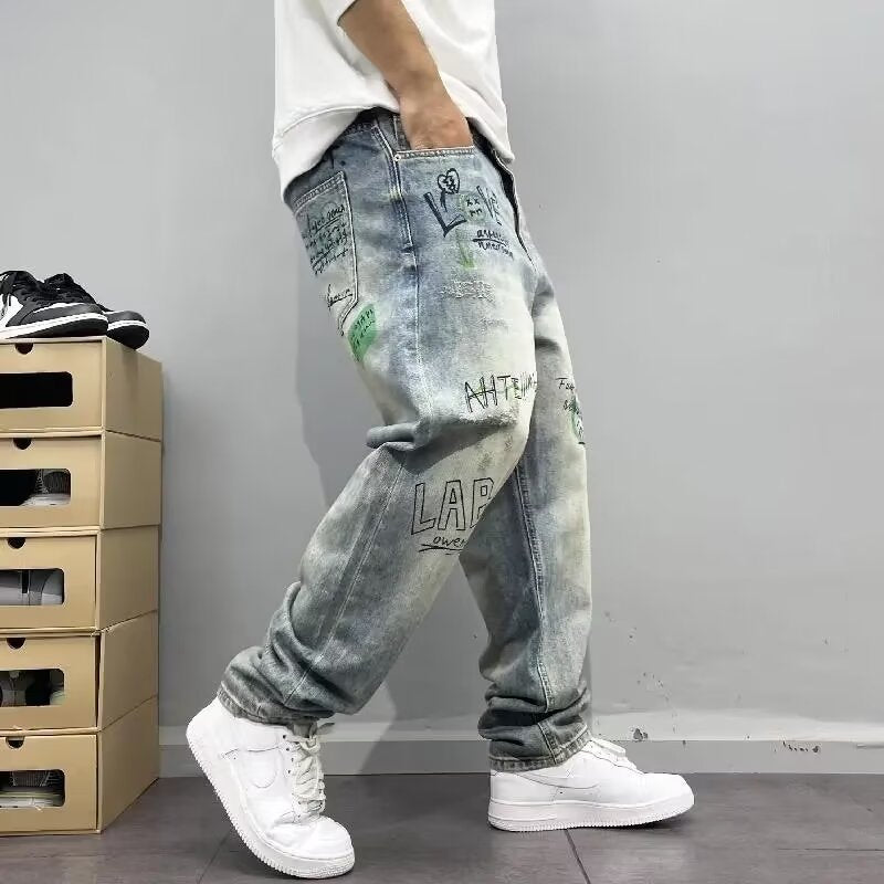 Graphic Streetwear Jeans