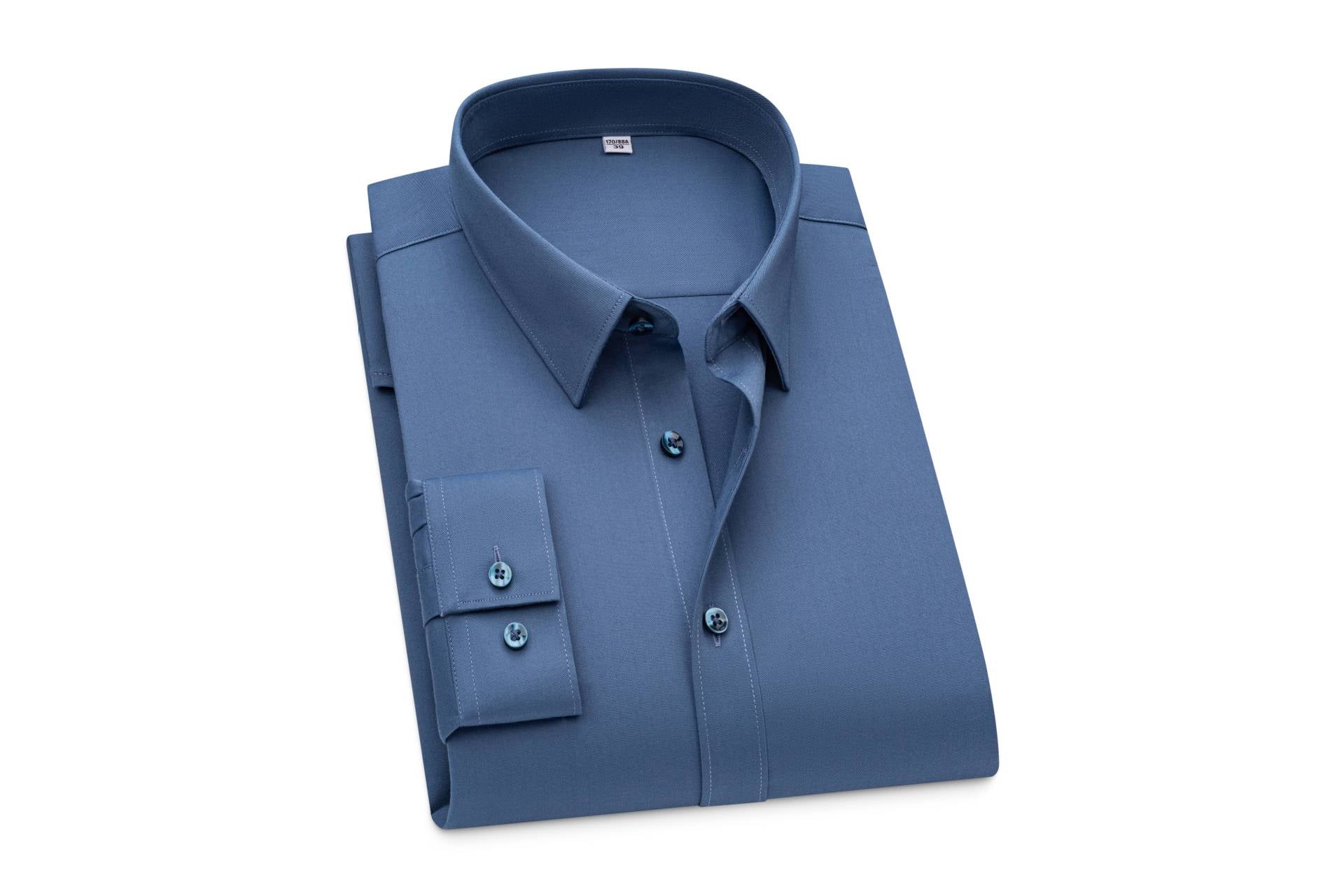 Men's Business Casual Long-Sleeve Shirt