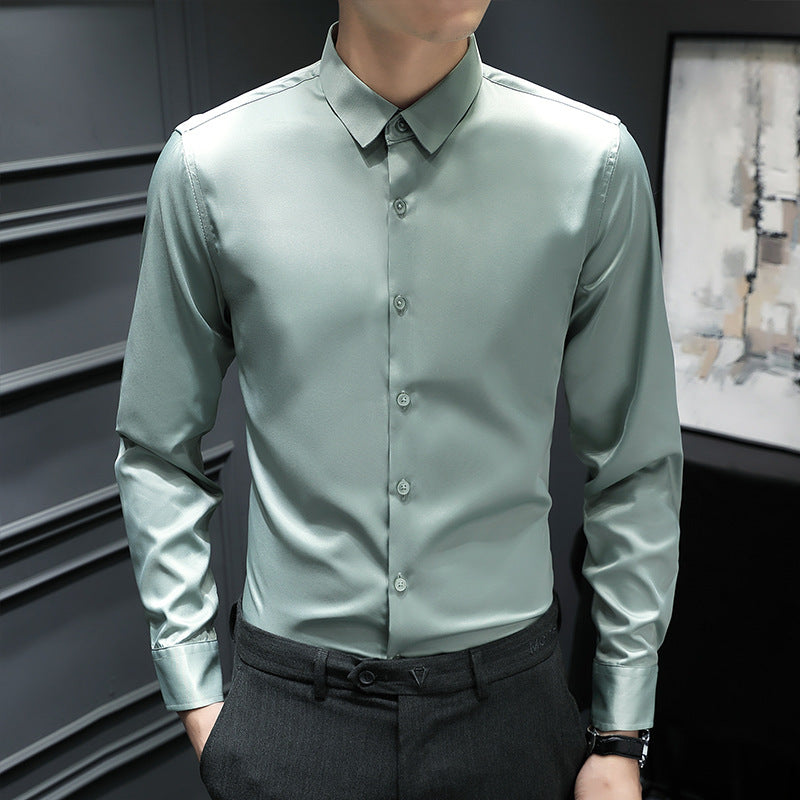 Wrinkle Free Silk Lustre Business Shirt