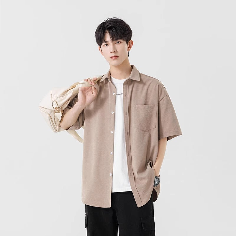 Relaxed Fit Drop-Shoulder Shirt