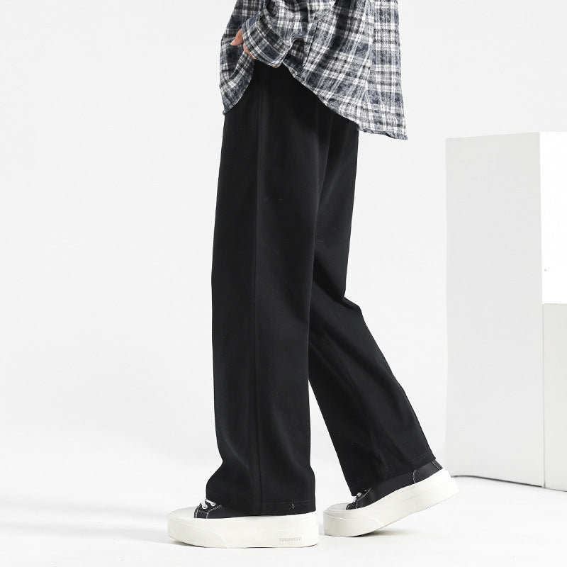 Classic Straight-Leg Cotton Work Pants
