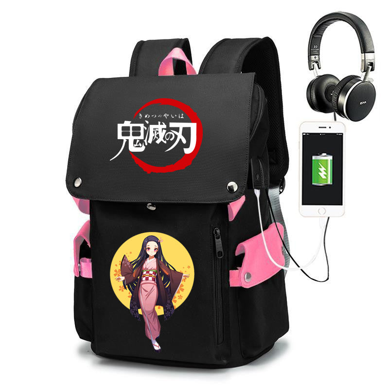 Anime-Themed School Backpack