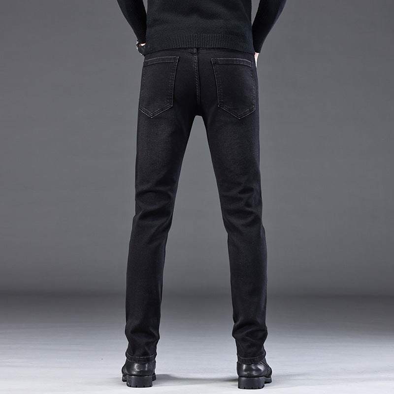 Slim-Fit Denim Trousers