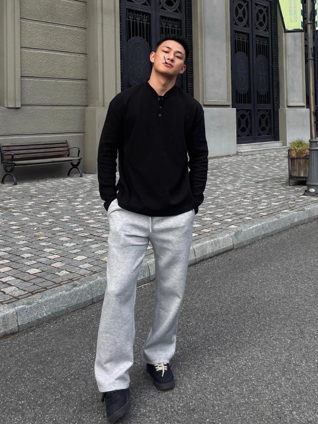 Essential Long Sleeve Henley