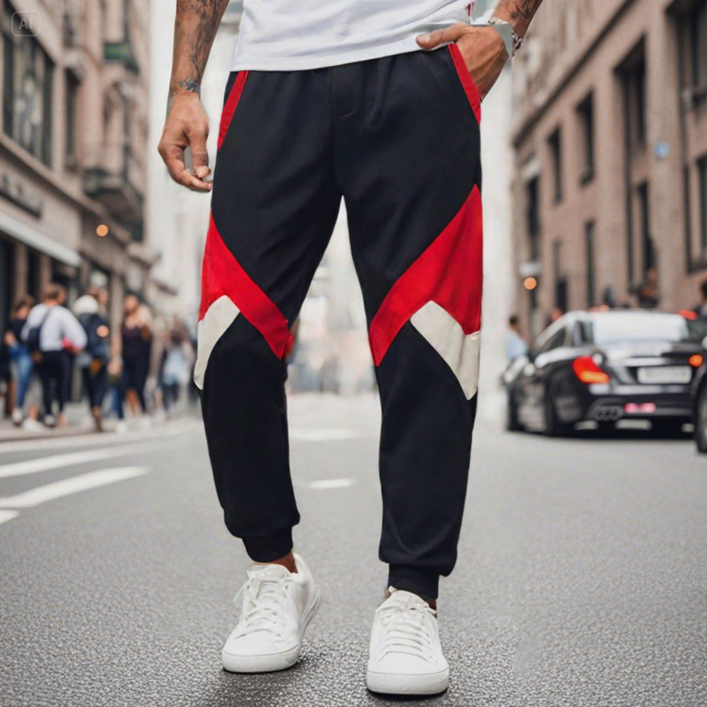 Color Block Jogger Pants