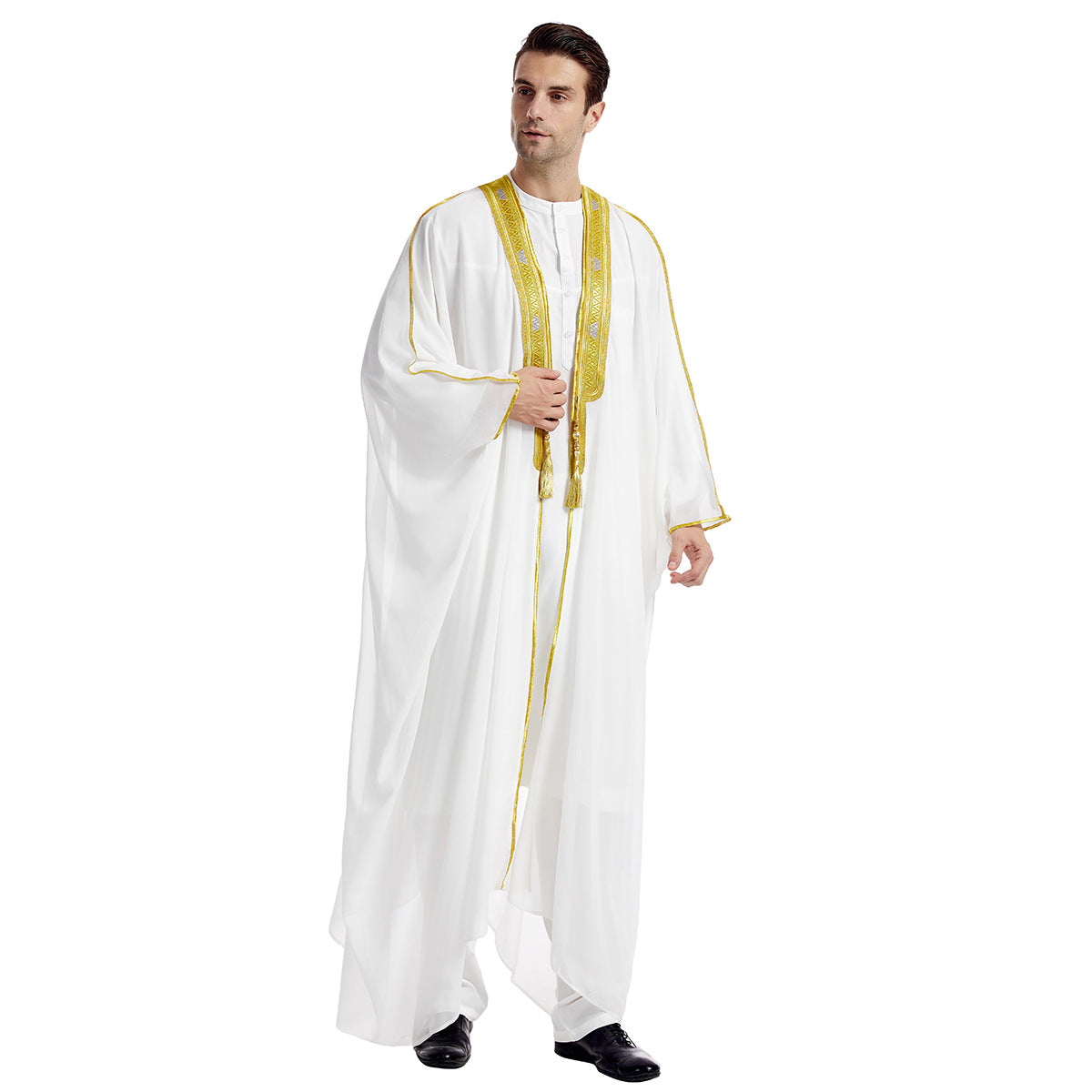 Premium Men’s Embroidered Bisht Cloak