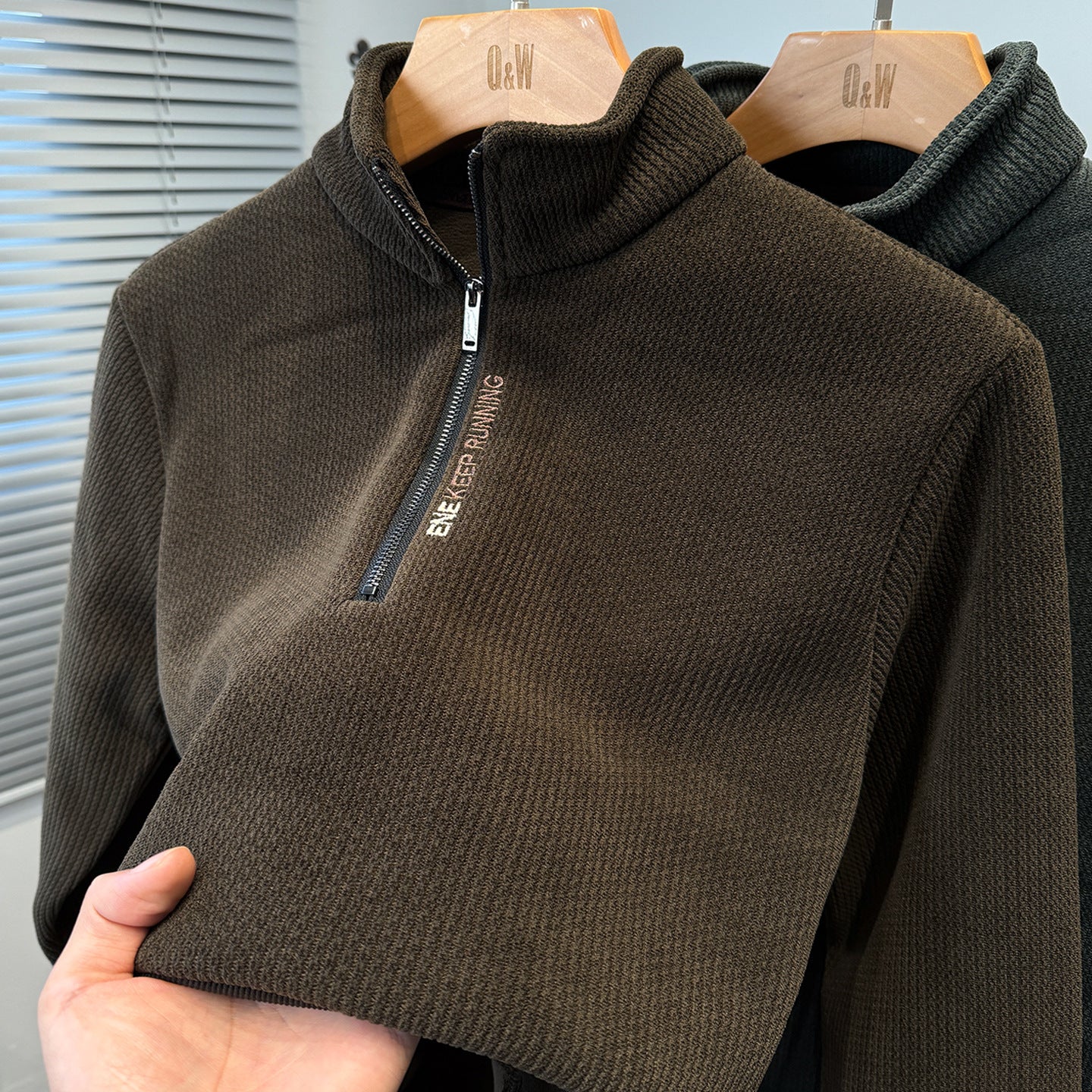 Half-Zip Knit Pullover
