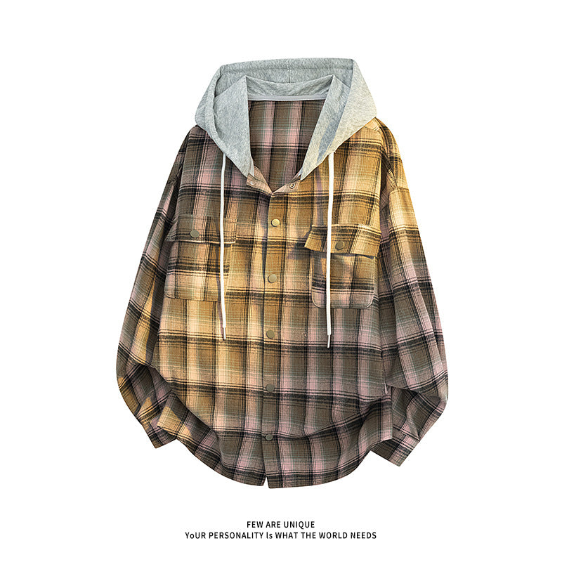 Plaid Hooded Flannel