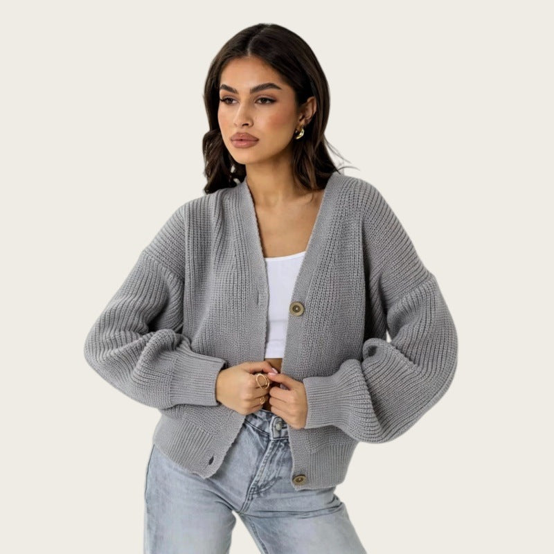 Urban Slouchy V Neck Cardigan