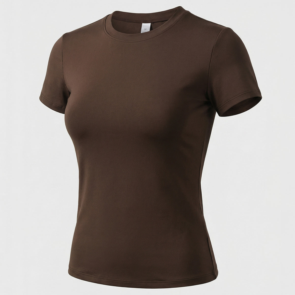 Slim-Fit Short-Sleeve Yoga Top