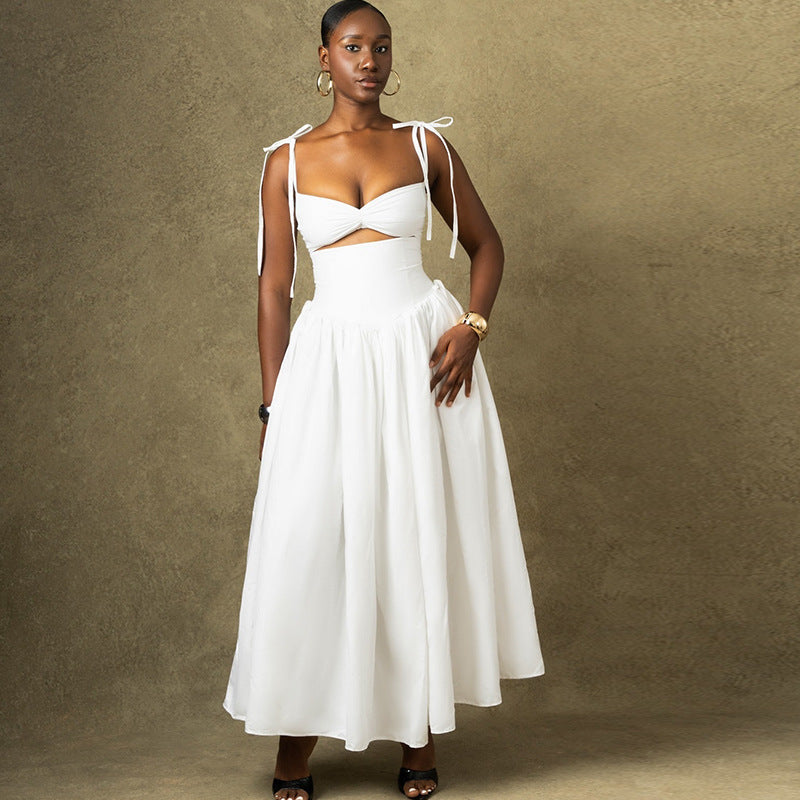 Off-Shoulder Flared Dress