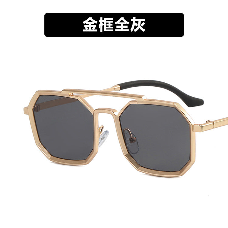men's polygonal sunglasses