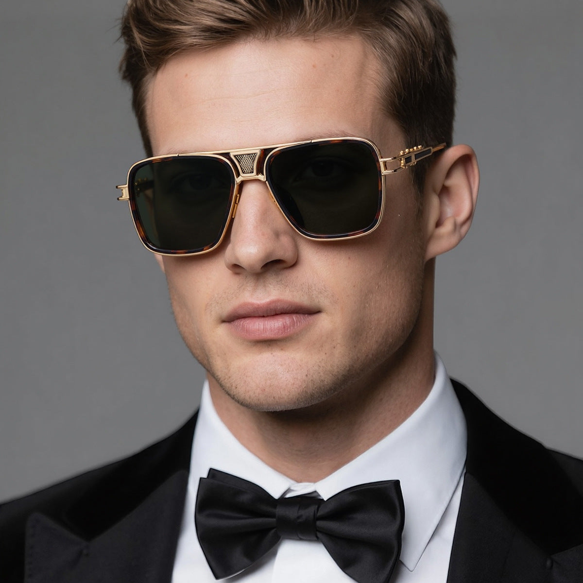 Retro Metal Frame Sunglasses