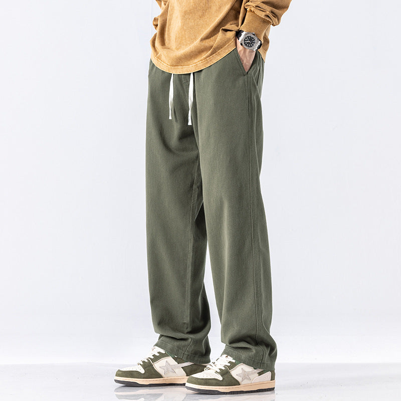 Anxin Cotton Wide-Leg Pants