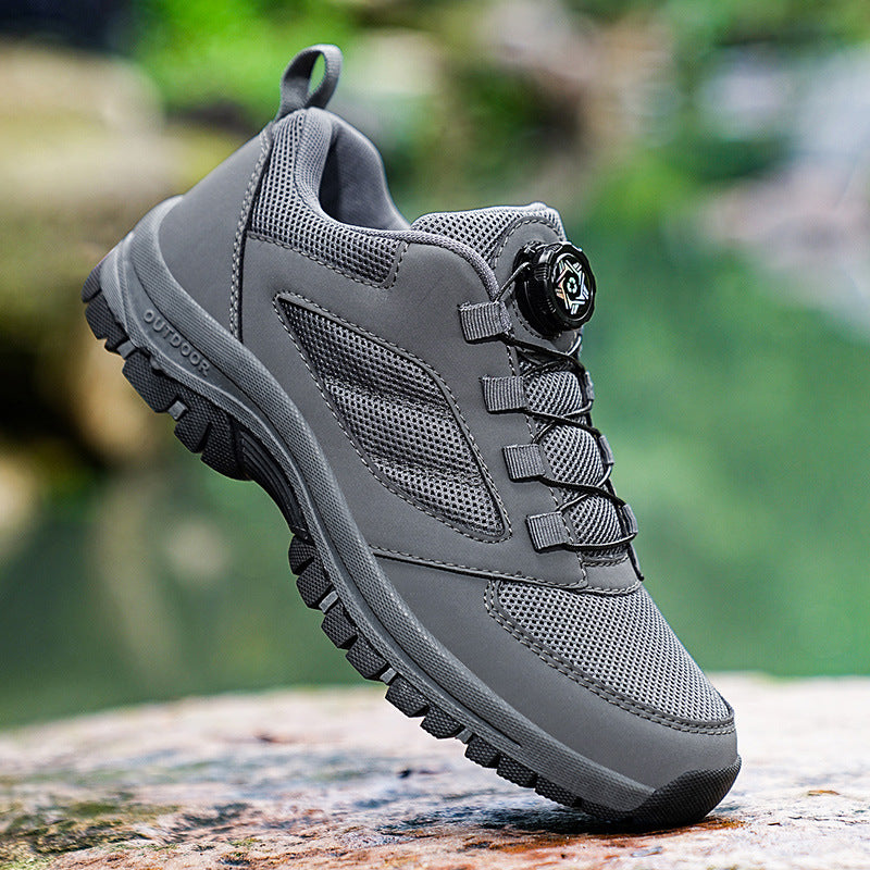 Hiking Shoes with Rotary Buckle