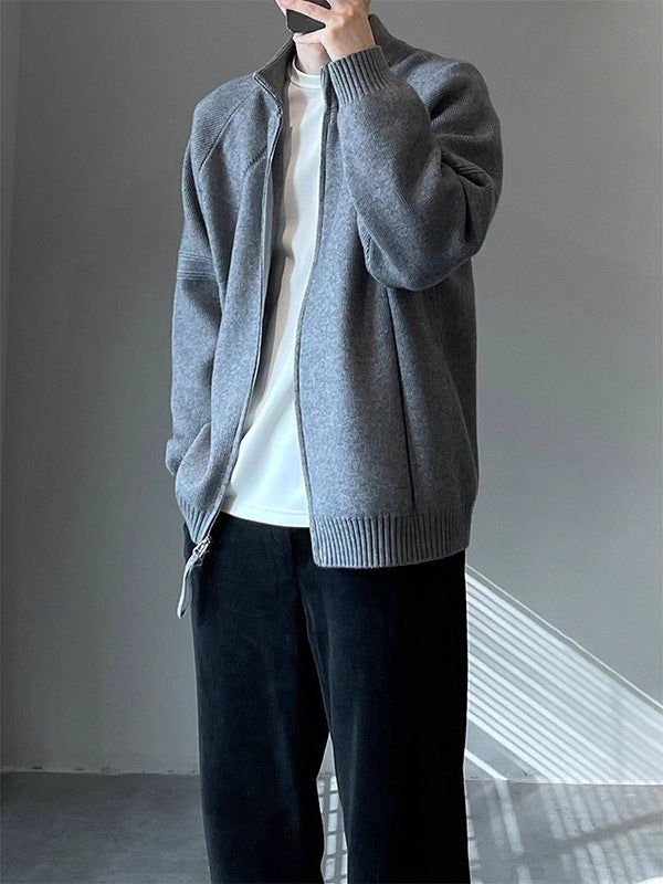 Cleanfit Zip-Up Knit Cardigan