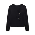 Women's Asymmetric Button Knit Cardigan