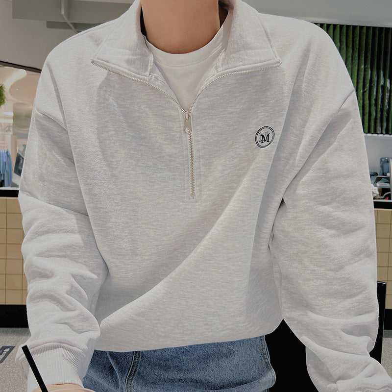 Half-Zip Pullover Sweatshirt