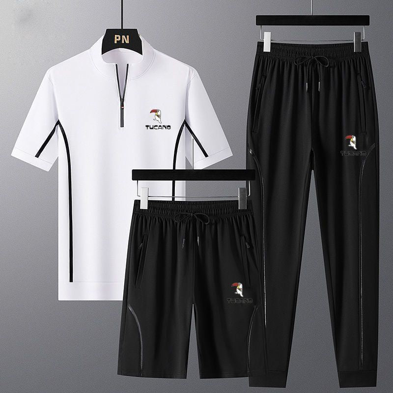 Versatile Zip Polo Sport Set