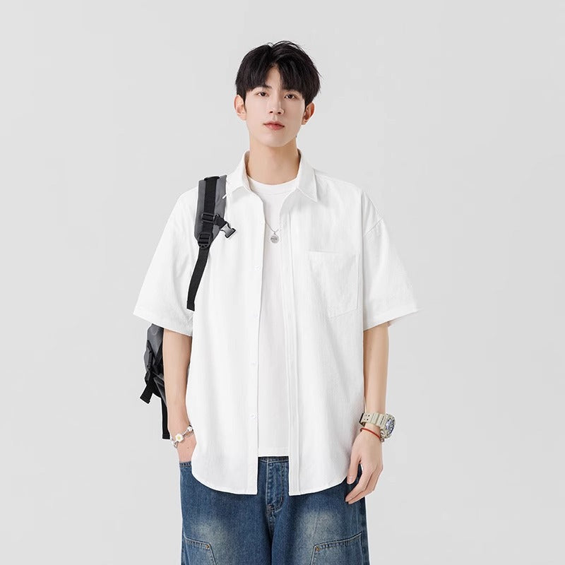 Relaxed Fit Drop-Shoulder Shirt