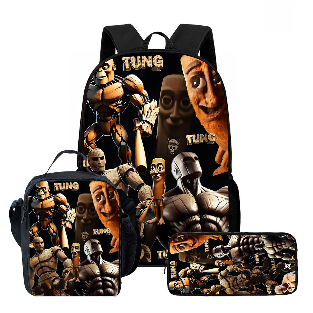 Viral brainrot Backpack Set