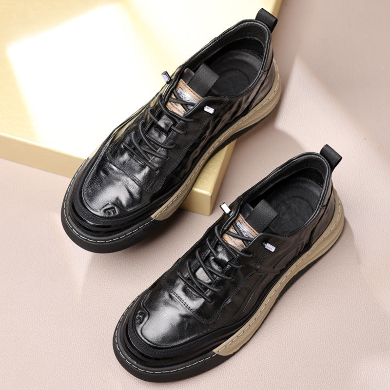 Men's Casual Leather Sneakers