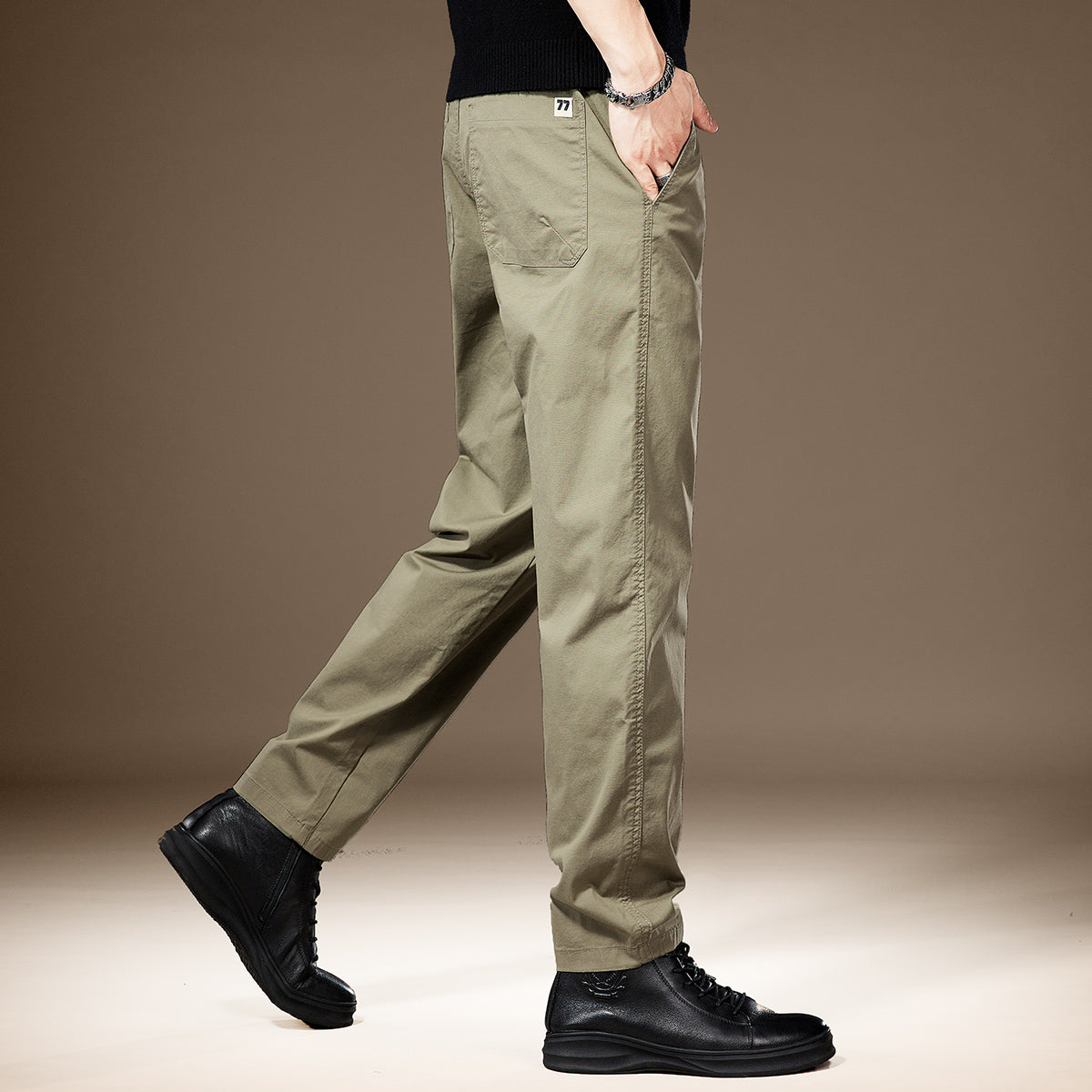 Minimalist Straight Leg Utility Trousers