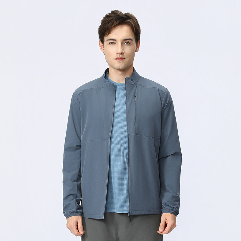Men’s Modern Stand-Collar Jacket