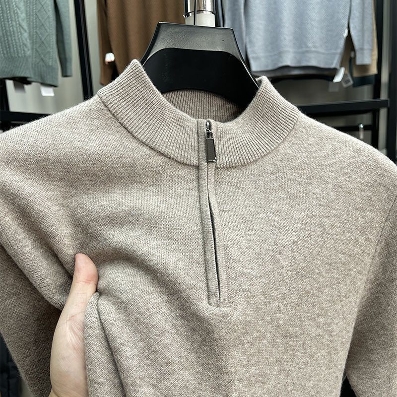 Half-Zip Knit Pullover