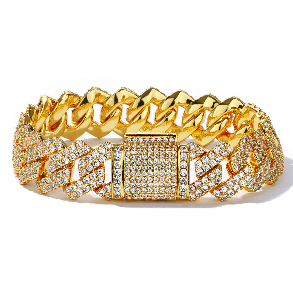 Premium Iced Out Cuban Link Bracelet