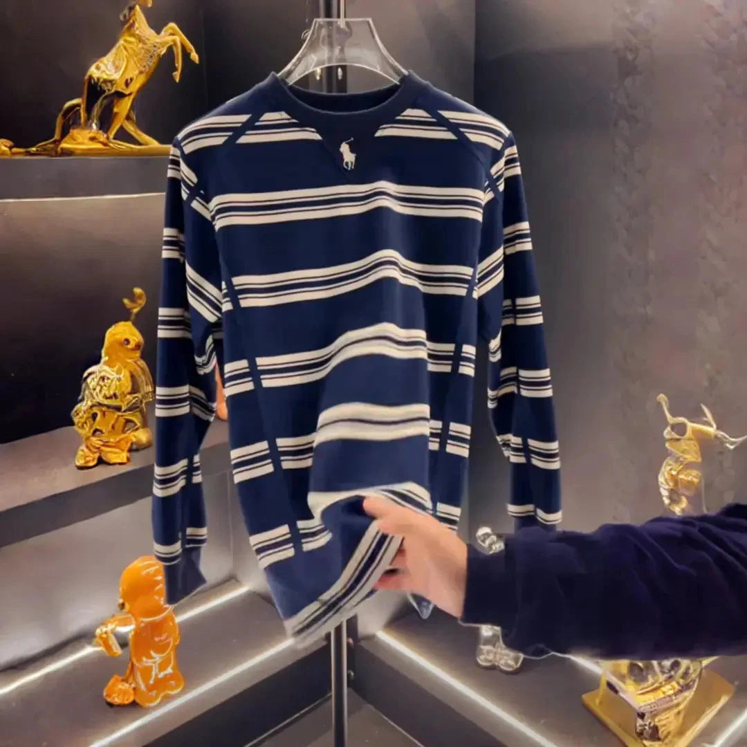 Premium Striped Sweatshirt