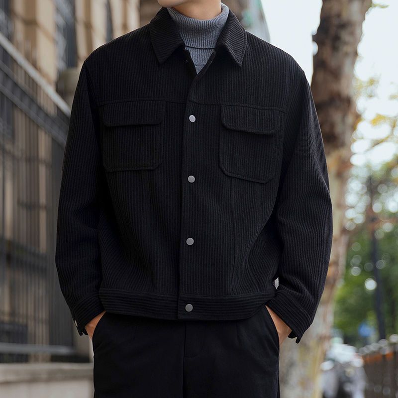 Men's Corduroy Pocket Shirt Jacket