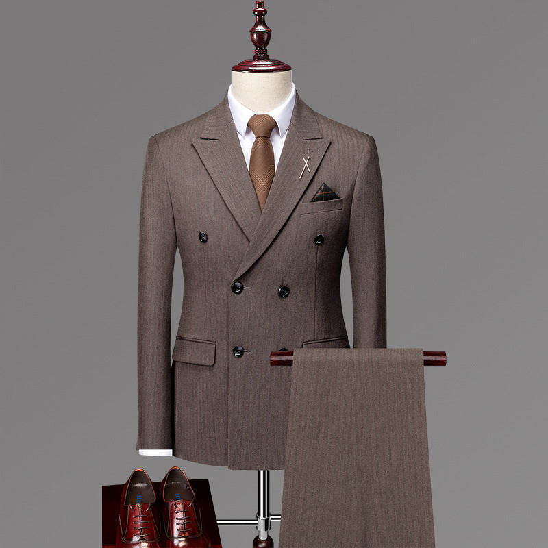 Slim Fit Three-Piece Suit