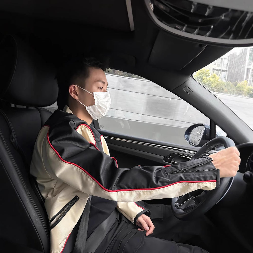 Moto Pulse Paneled Racer Jacket