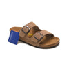 Light brown suede