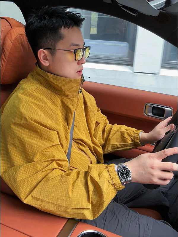 Urban Grid Windbreaker