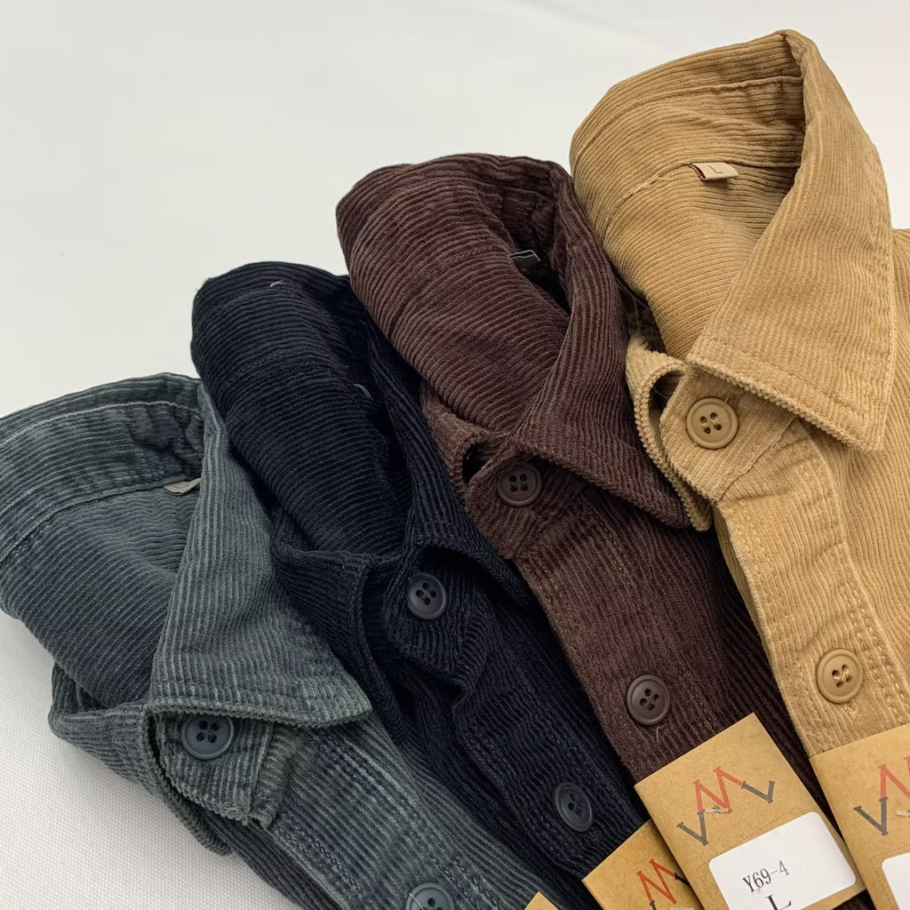 Heavyweight Corduroy Utility Overshirt