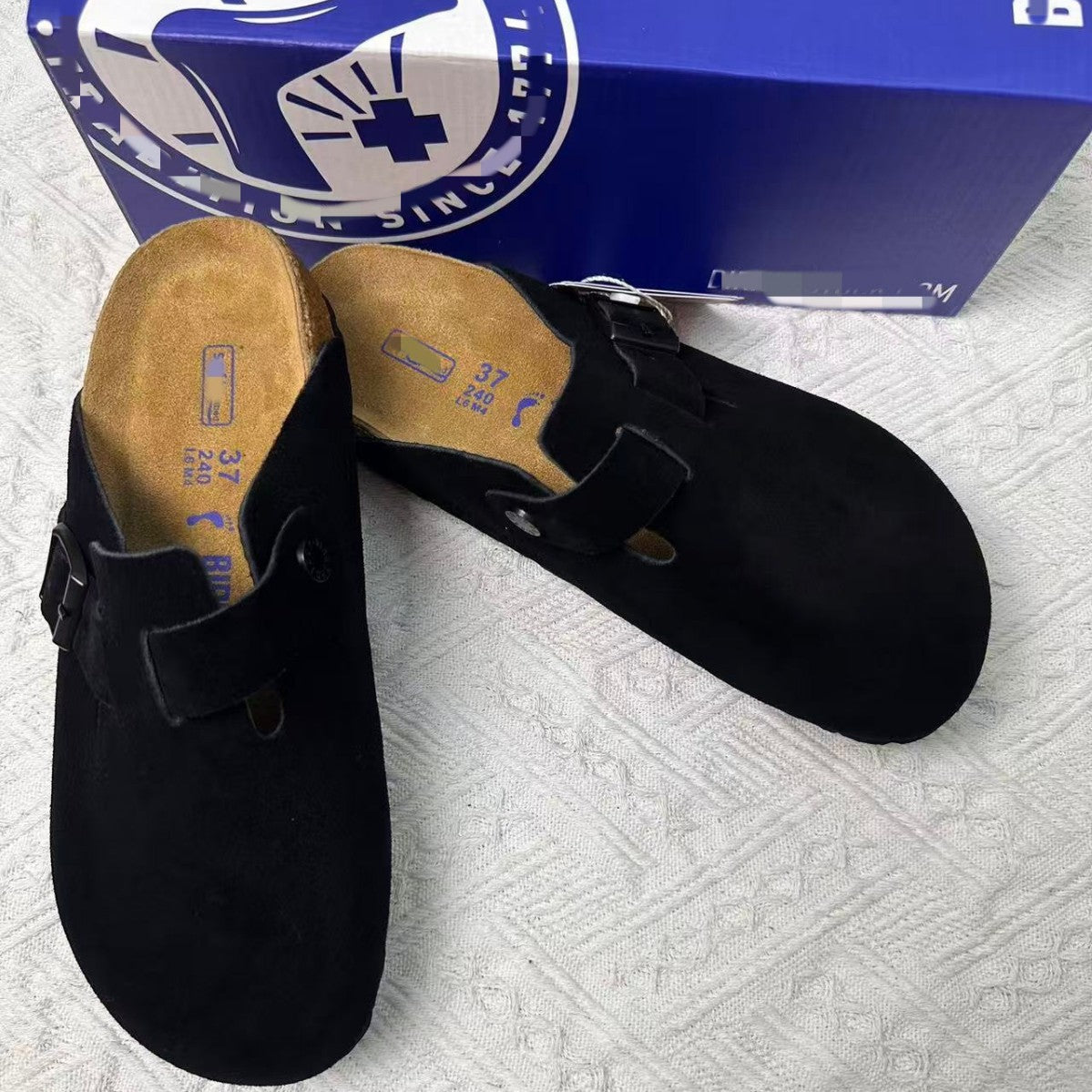 Birkenstock Leather Half-Slippers