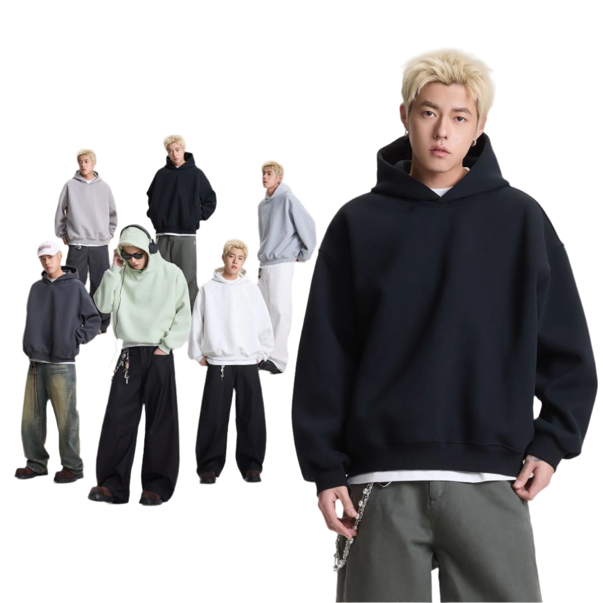 CATTEE 420g American Pullover Hoodie