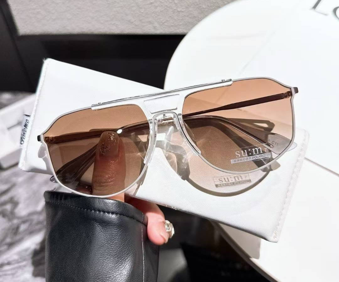 Celebrity Chain Aviator Sunglasses