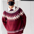 Festive Isle Yoke Pullover