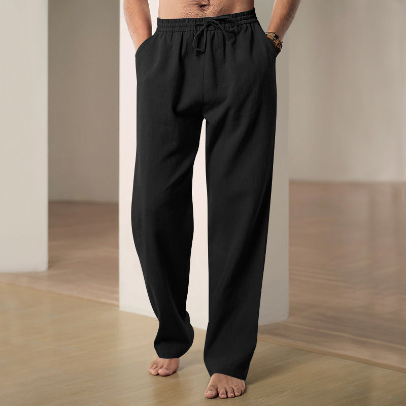 Men's Loose-Fit Wide-Leg Trousers