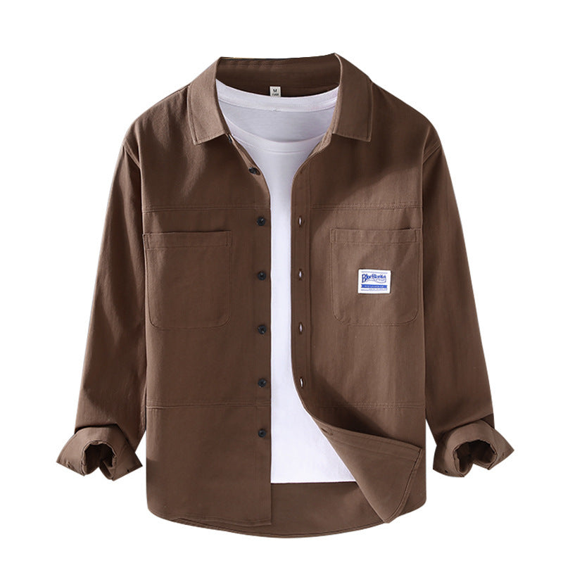 Casual Button-Up Utility Shirt