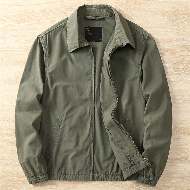Men's Casual Turn-Collar Jacket