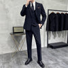 Navy blue (suit + vest + trousers)