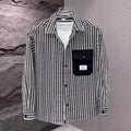 Stylish Striped Casual Jacket-Shirt