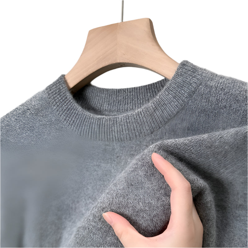 Men's Half-High Collar Wool Sweater