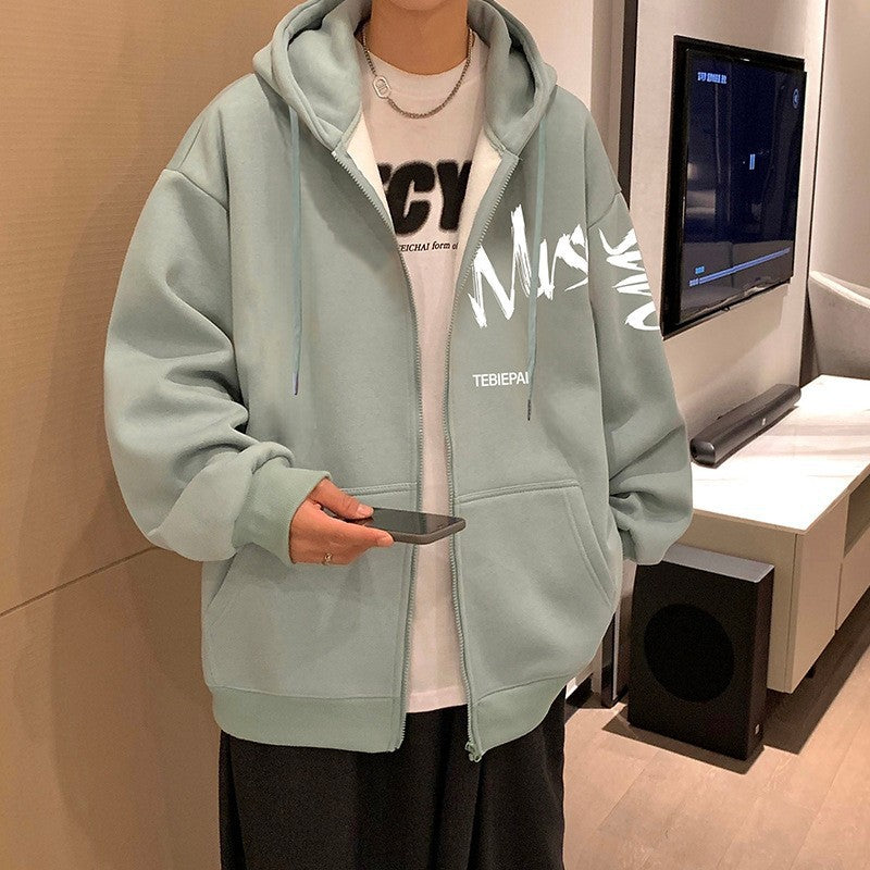 Zippered Hoodie Jacket