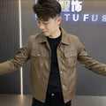 Urban Utility Leather Jacket